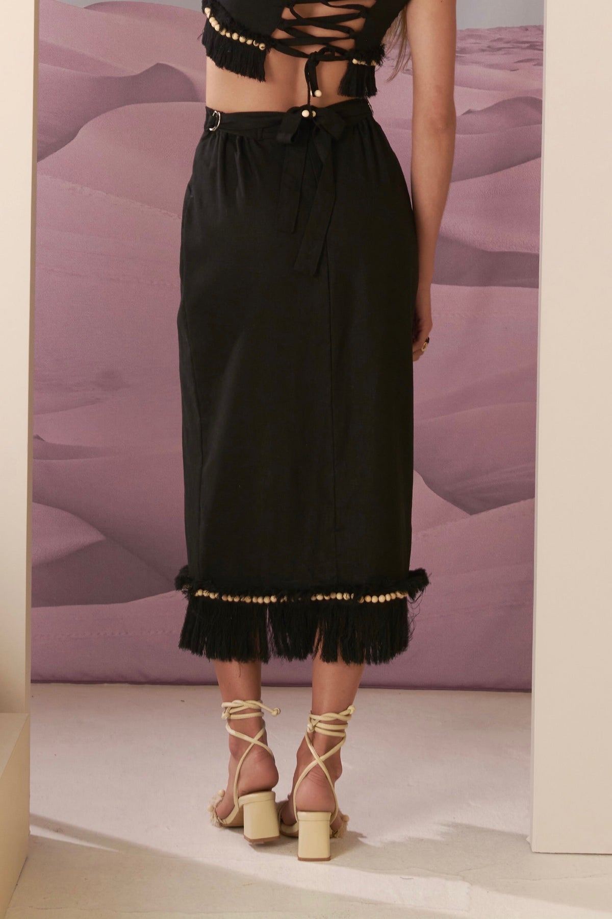 Falda Malik Midi